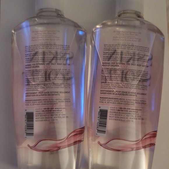 AVON SKIN SO SOFT SOFT & SENSUAL BATH OIL (2pk) - Picture 2 of 5
